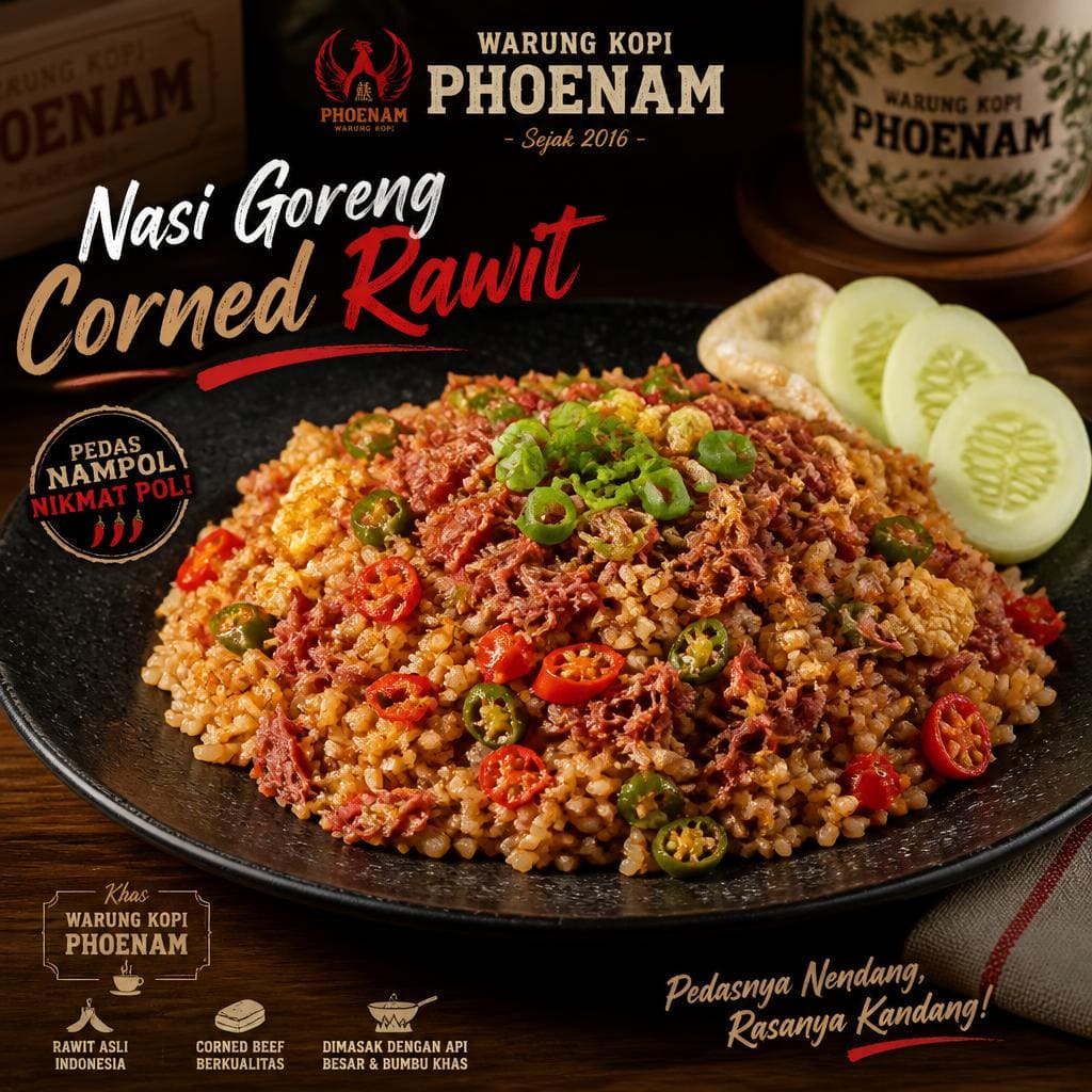 Nasi Goreng Corned Rawit Warkop Phoenam